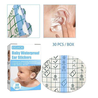 Stickers de oreja contra agua para bebés